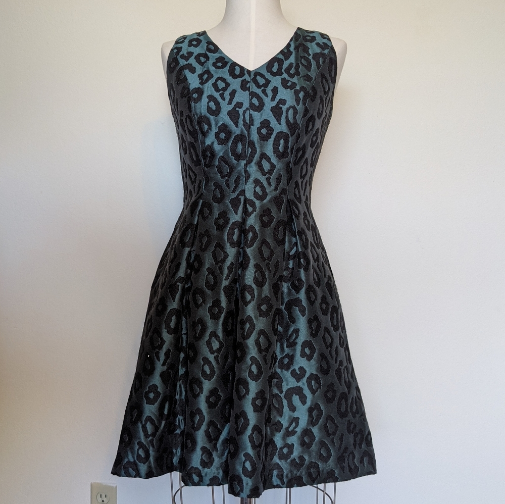 Green Cheetah Dress